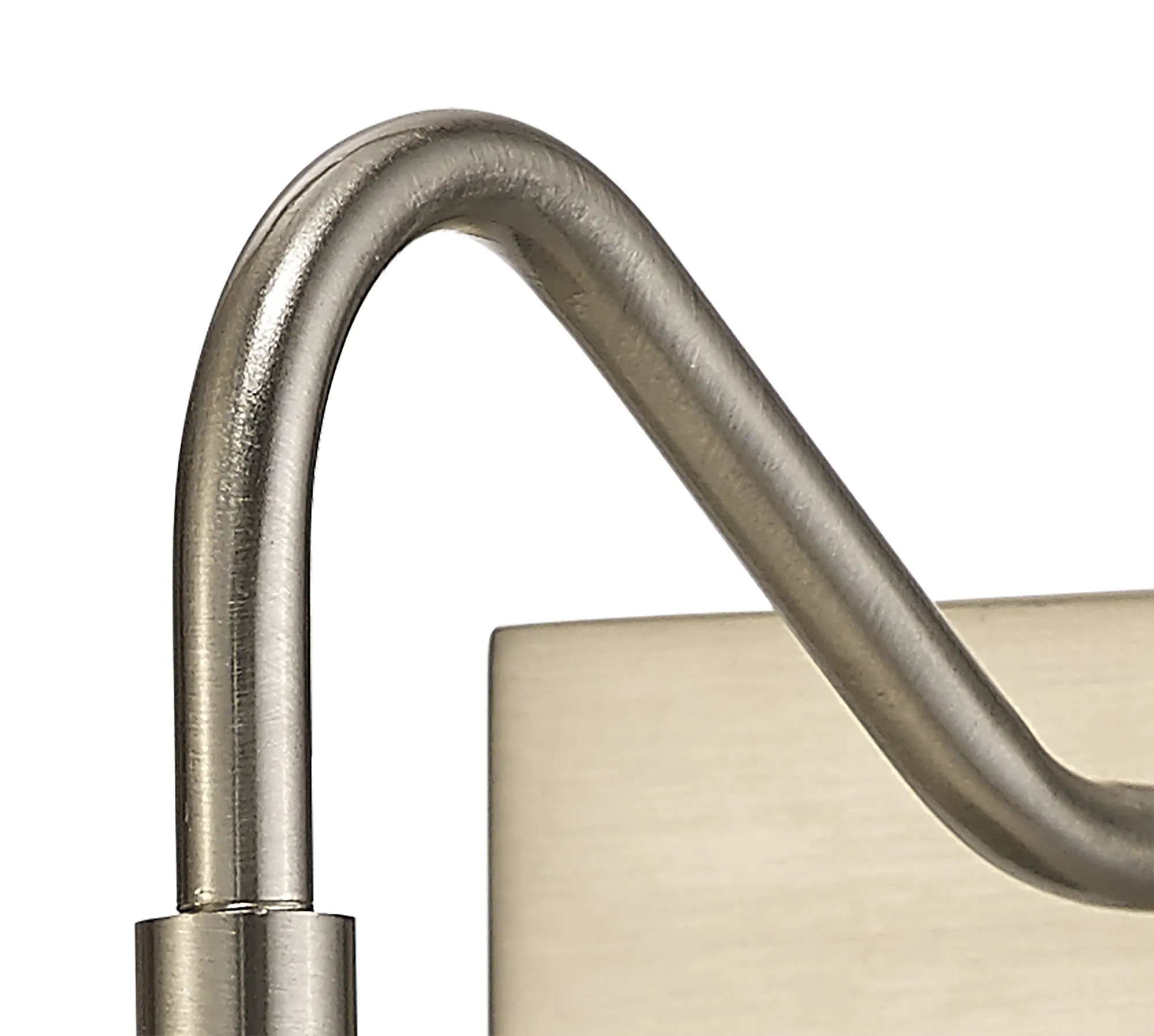 Abacus 8W Dimmable Wall/Picture Light Switched 4000K Satin Nickel DK1089  Deco Abacus Dimmable Satin Nickel